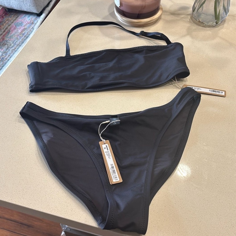 SKIMS Black Bikini Set NWT